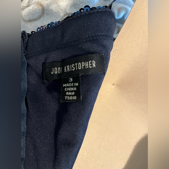 Blue and Green Homecoming Dress - Picture 3 of 3